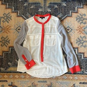 Nordstrom Color block blouse